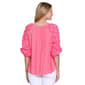 Petite Multiples 3/4 Textured Puff Sleeve Blouse - image 2