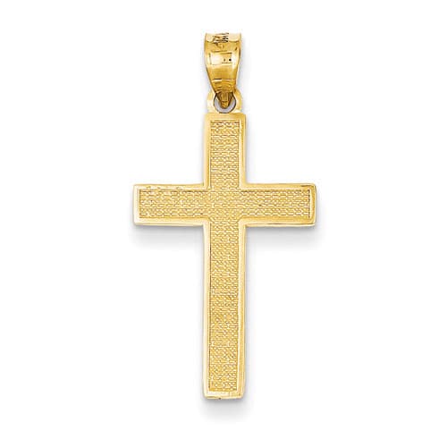 Unisex Gold Classics&#40;tm&#41; Yellow Gold Cross Pendant - image 