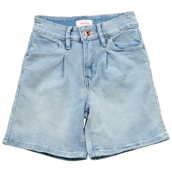 Girls (7-14) YMI(R) Denim Long Jorts - image 