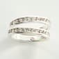 Ashley Cooper(tm) Silver Eternity Band Ring Set - image 1
