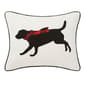 Eddie Bauer Winter Lab Dog Rectangle Decorative Pillow - 16x20 - image 1