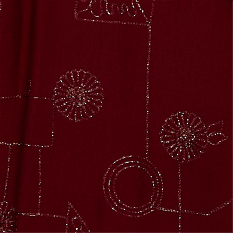 Plus Size Alfred Dunner Union 3/4 Sleeve Sparkle Soutache Blouse