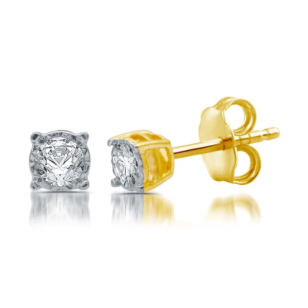 Diamond Classics&#8482; 10kt. Yellow Gold 1/4ctw. Stud Earrings