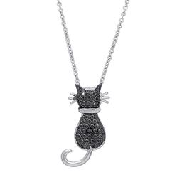Accents by Gianni Argento Diamond Accent Cat Pendant