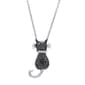 Accents by Gianni Argento Diamond Accent Cat Pendant - image 1