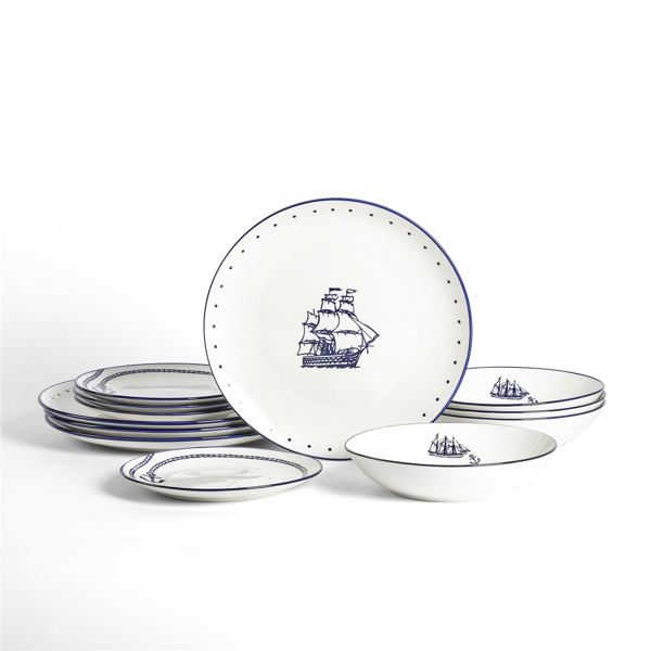 Stone Lain Knox 12pc. Porcelain Dinnerware Set - image 