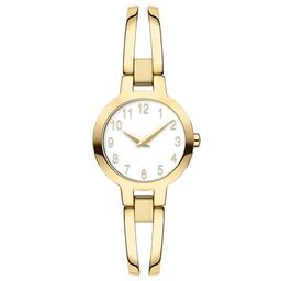 Womens Gold-Tone White Dial Watch - 14999G-07-H27