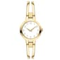 Womens Gold-Tone White Dial Watch - 14999G-07-H27 - image 1