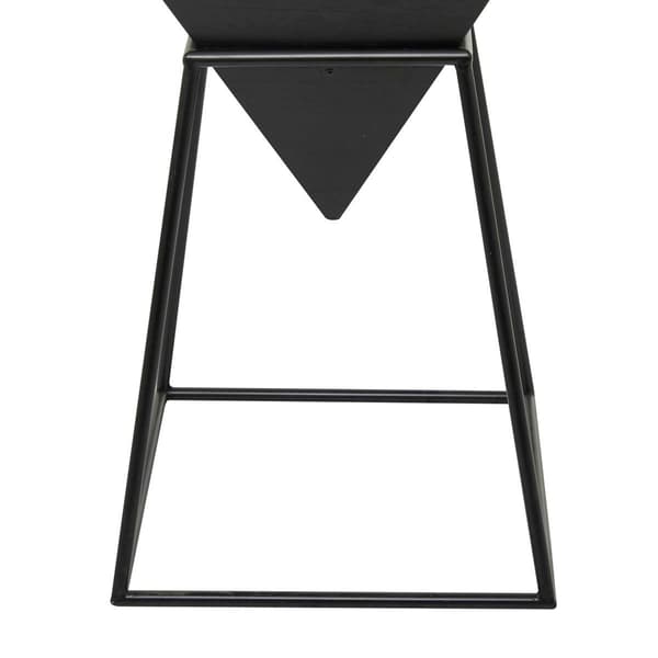 9th & Pike® Black Metal Modern Accent Table