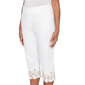 Womens Alfred Dunner Natural Wonder Leaf Cut Out Capris - image 5