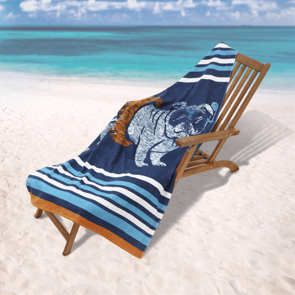 IZOD® Snorkel Time Beach Towel