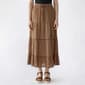 Juniors Love Tree Gauze Tie Waist Tier Crochet Maxi Skirt - image 3