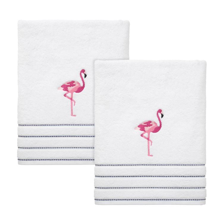 IZOD(R) Flamingo 2pk Bath Towel Collection