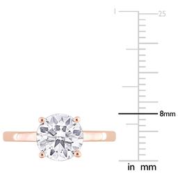 Gemstone Classics™ 10kt. Rose Gold Lab Created Sapphire Ring