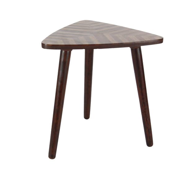 9th & Pike® Dark Brown Wood Modern Accent Table