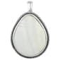 Wearable Art Mother of Pearl Teardrop Enhancer Pendant - image 1