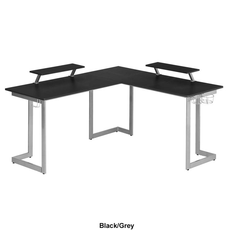 Techni Sport Warrior 63in. W L-Shaped Gaming Desk