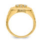 Mens Gentlemen’s Classics™ 14kt. Gold 1/4ctw. Diamond Circle Ring - image 2