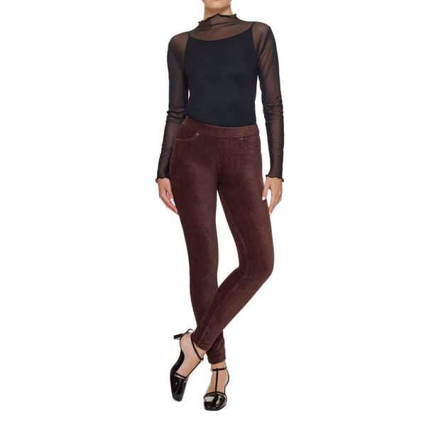 HUE High-Rise Velvet Leggings