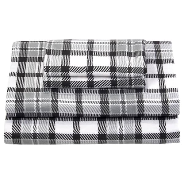 Ashley Cooper&#40;tm&#41; Twill Plaid Flannel Sheet Set - image 