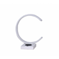HomeRoots 14in. White Table Lamp with USB Wireless Charger - image 1