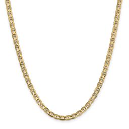 Gold Classics™ 4.5mm. Concave Anchor Chain Bracelet