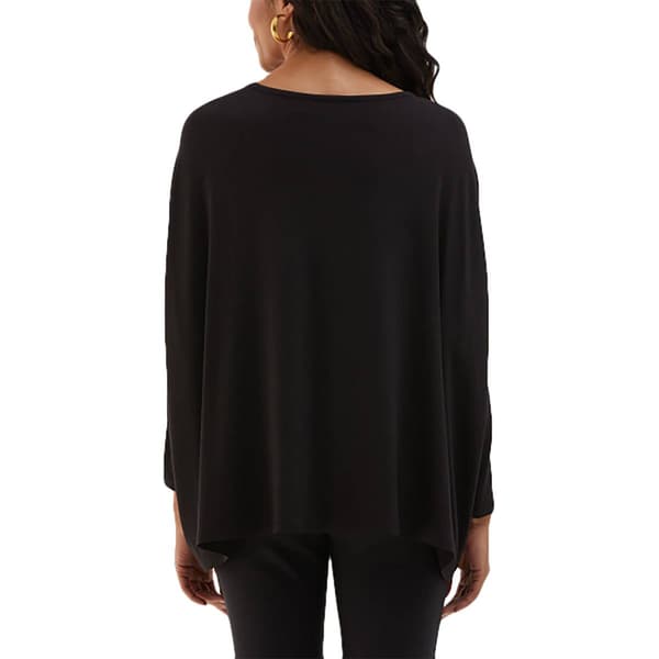Womens ELLA Rafaella® Medallion Woven 3/4 Sleeve Blouse