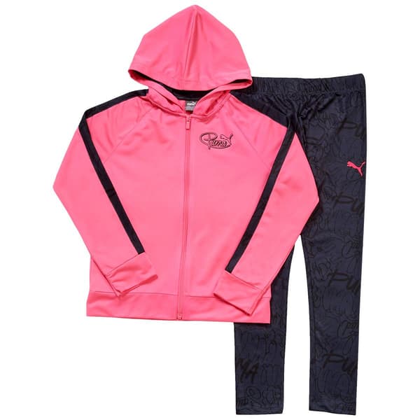 Girls &#40;7-16&#41; Puma&#40;R&#41; 2pc. Track Jacket & Graffiti Leggings Set - image 