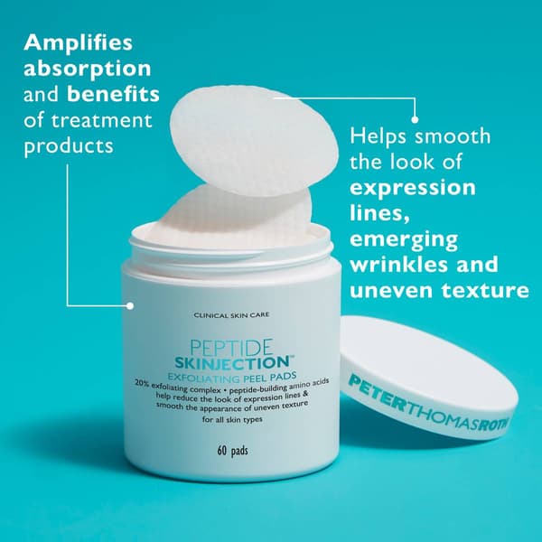 Peter Thomas Roth Peptide Skinjection Exfoliating Peel - 60 Count