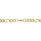 Mens Lynx Stainless Steel Figaro Chain Necklace - image 2