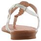 Womens Capelli New York Faux Leather Braided Thong Sandals - image 3