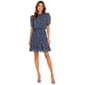 Petite MSK Caterpillar Sleeve Floral Chiffon A-Line Dress - image 1