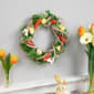 Northlight Seasonal Floral & Carrots Artificial Easter Wreath - image 3