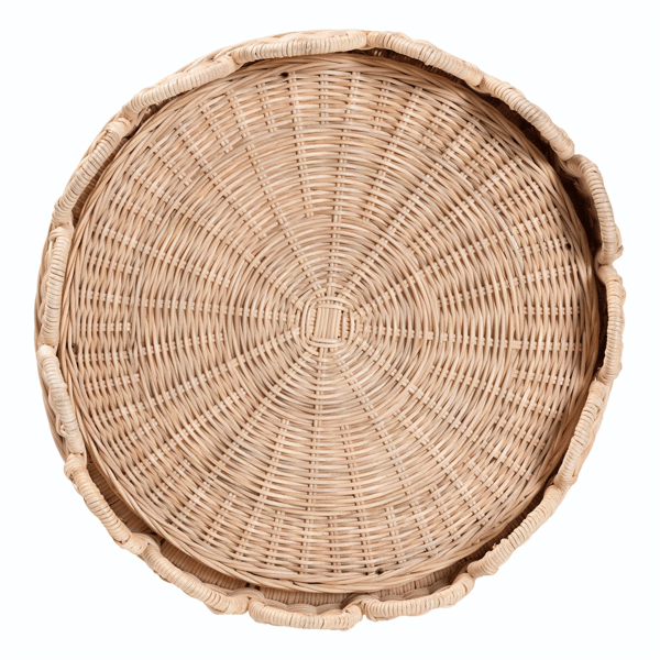 bali & pari Latoya Natural Rattan End Table