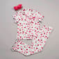 Girls (4-6x) Betsey Johnson 3pc. Cherry/Bow Rib Pajama Set - image 1