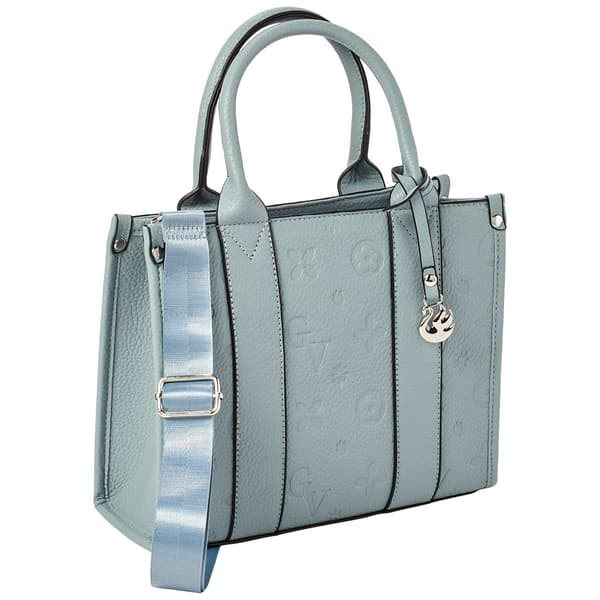 Gloria Vanderbilt Embossed Logo Box Satchel