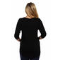 Womens 24/7 Comfort Apparel Solid Criss-Cross Tunic Maternity Top - image 2