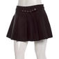 Juniors Zoe & Phoebe Pleat Millenium Skort With Skinny Belt - image 2
