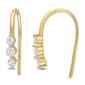 Gold Plated 3/8ctw. Lab Grown Diamond Earrings - image 1