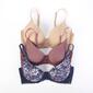 Womens Lucky Brand 3pk. Demi Bras w/Lace Wings LVD05855CBV - image 1