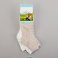 Womens Cuddl Duds&#174; 3pk. Textured Ankle Super Soft Socks - image 2