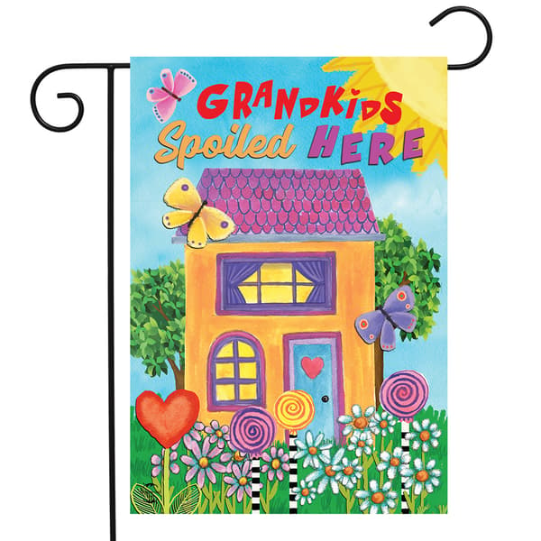 Briarwood Lane Grandkids Spoiled Here Garden Flag - image 