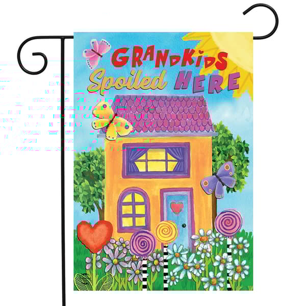 Briarwood Lane Grandkids Spoiled Here Garden Flag - image 