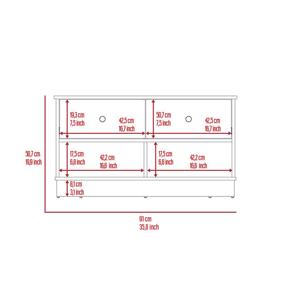 FM FURNITURE Tulip Storage Bench