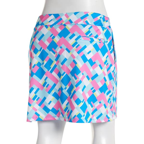 Womens Court Haley Geo Color Block Skort