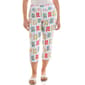 Womens Zac & Rachel Pull On Floral Crop - Wht/Aca/Victoria - image 1