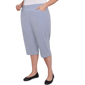 Plus Size Alfred Dunner Land of the Free Pinstripe Clamdiggers - image 3