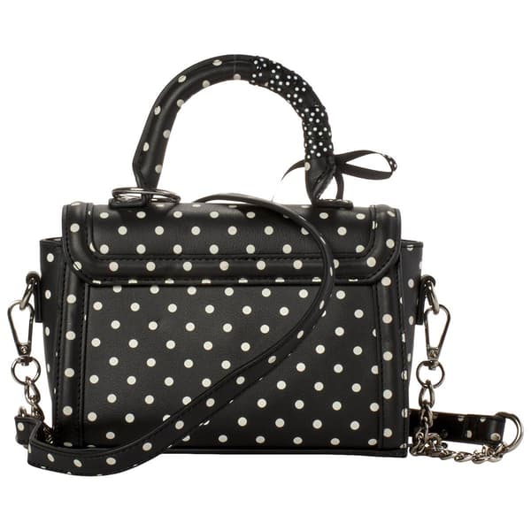 Madden Girl Dots Top Handle Satchel