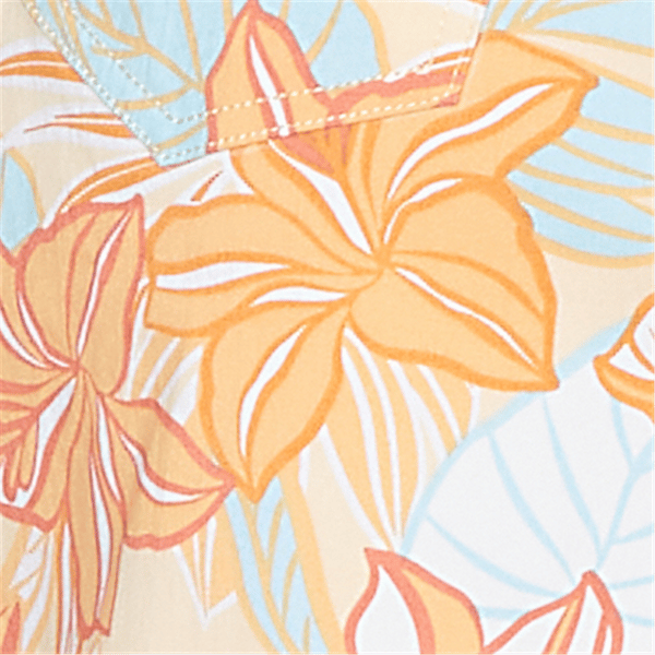 Petite Hearts of Palm Fun in the Sun Tropical Pull On Skort