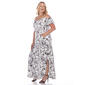 Plus Size White Mark Cold Shoulder Tie-Dye Maxi Dress - image 3